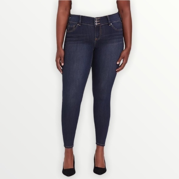 TORRID Dark Wash Super Stretch Jegging sz 20S - Picture 1 of 13
